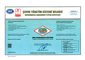 TS EN ISO 14001 2015 ÇEVRE YÖNETİM SİSTEMİ SERTİFİKASI
