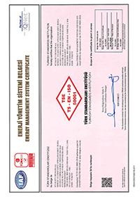 TS EN ISO 50001 ENERJİ YÖNETİM SİSTEMİ SERTİFİKASI