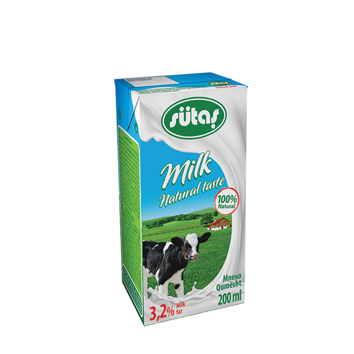 3,2% Yağlı Süt 200 ml